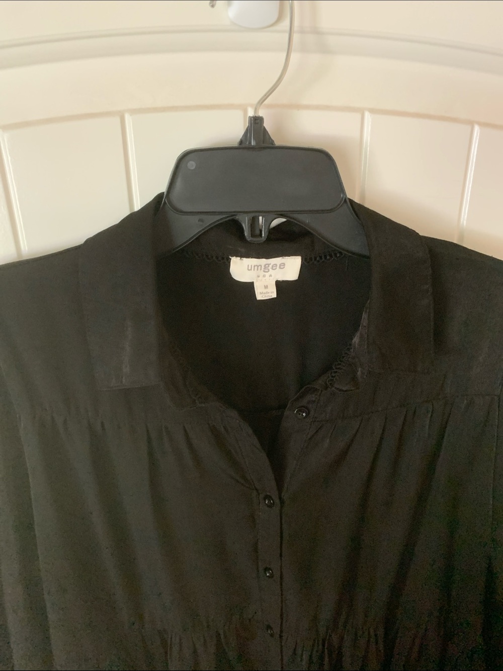 Umgee Black Long Sleeve Dress Size M - Picture 4 of 5